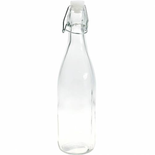 Artikel Decoratieve fles flesvaas glazen kaarshouder H27cm 2st