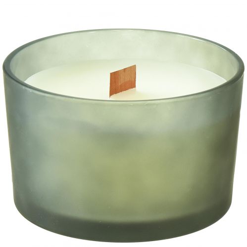 Floristik24 Geurkaars in een glas salie sandelhout chip Ø12,5cm H8cm