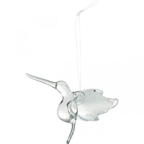 Floristik24 Glasdecoratie paradijsvogels, decoratie kolibrie, glazen hanger, vogeldecoratie 3st