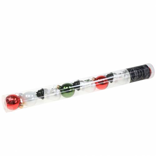 Floristik24 Kerstboomversiering Kerstballen sneeuwpop glas 9st