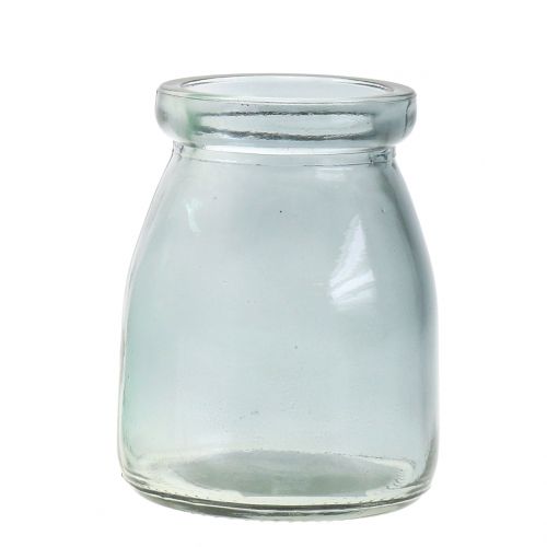 Floristik24 Decoratie glas Ø6cm H8cm groen/grijs 6st