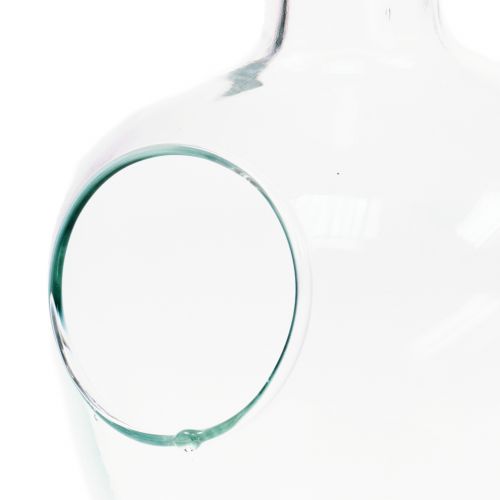 Floristik24 Glazen fles decoratief vat met kurk Ø19cm H30cm