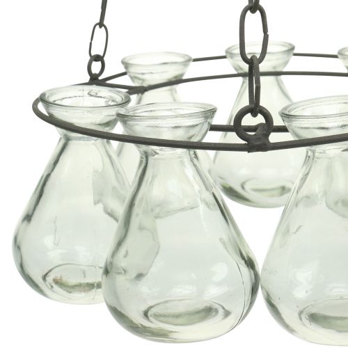Floristik24 Hangende krans met bloemenvazen Ø24cm