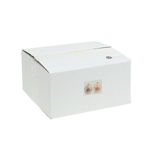Floristik24 Glazen bol koper assort. Ø8cm 4 stuks
