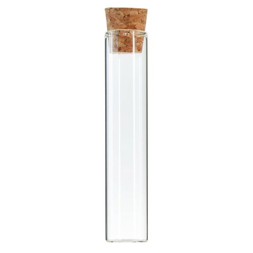 Artikel Reageerbuis decoratieve glazen buisjes kurk mini vazen H13cm 24 st
