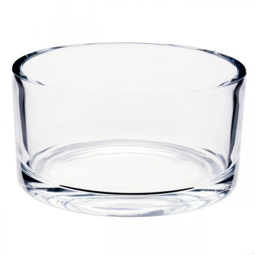 Glazen schaal schaal glas helder Ø15cm H8cm