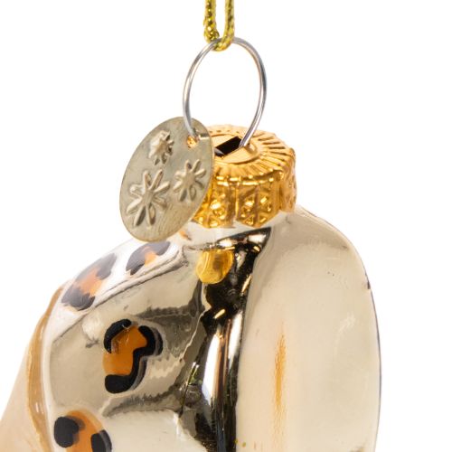Glazen schoenornament met