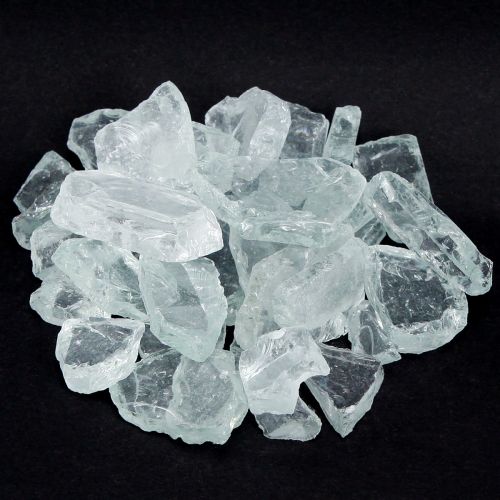 Floristik24 Glassteentjes 25mm - 35mm natuurlijke kleuren 2kg