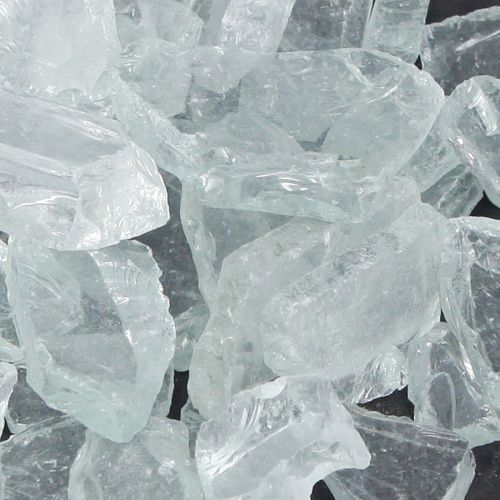 Floristik24 Glassteentjes 25mm - 35mm natuurlijke kleuren 2kg