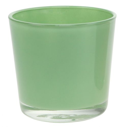 Artikel Glazen pot Ø11,5cm H10,8cm mintgroen
