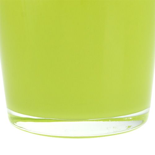 Floristik24 Glazen plantenbak groen Ø10cm H9cm
