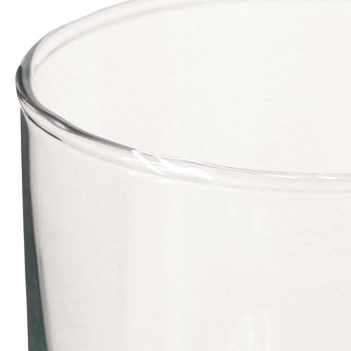 Artikel Glazen vaas, bloemenvaas, decoratieve vaas in kleurloos Ø9cm H10cm