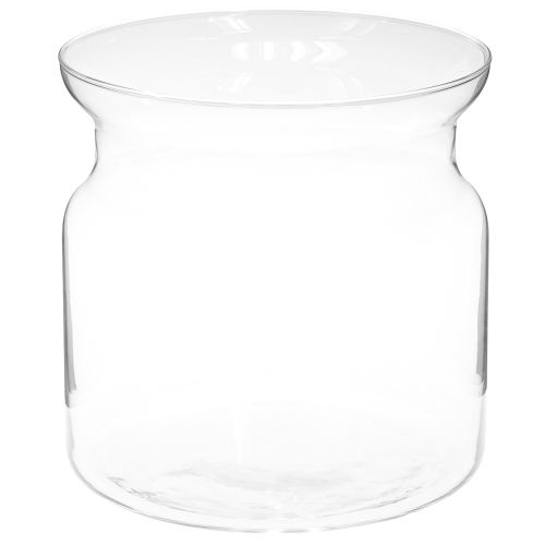 Glazen vaas Brenda bloemenvaas glas groot helder Ø19cm H19cm