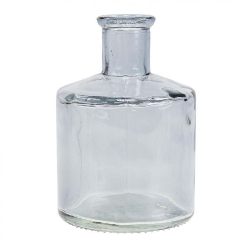Floristik24 Glazen vaas apothekersflesjes sierglas siervaas getint Ø7cm 6 stuks