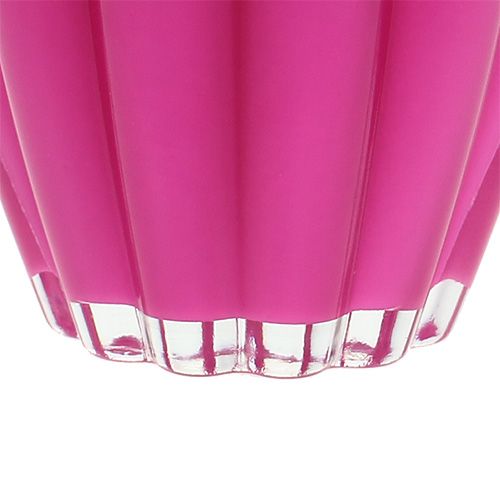 Floristik24 Glazen vaas "Bloom" Roze Ø14cm H17cm