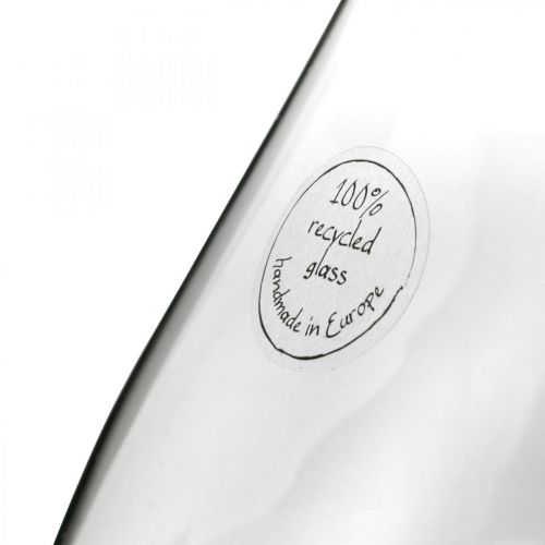 Floristik24 Bloemenvaas glas bolvormige glazen vaas helder siervaas Ø20cm H25cm