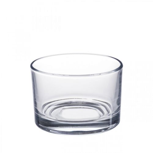Glazen vaas helder Ø8.5cm H5.5cm