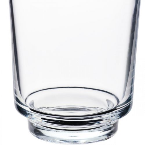 Floristik24 Orchidee plantenbak glas met voet helder H16cm Ø13.4cm