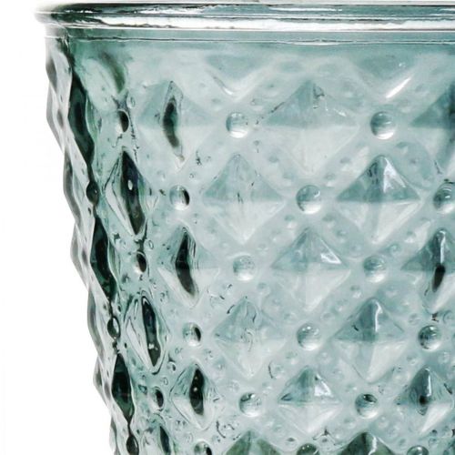 Floristik24 Trofeeglas met voet, glazen lantaarn Ø11cm H15.5cm