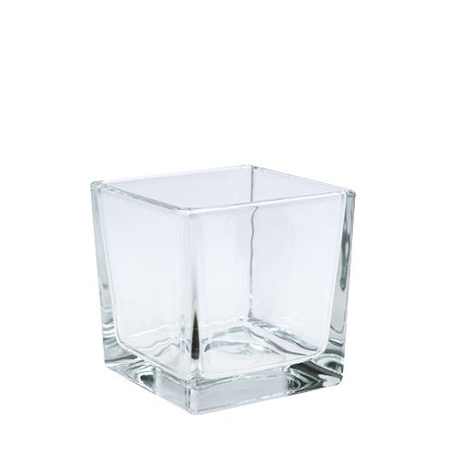 Artikel Glazen kubussen helder 8cm x 8cm x 8cm 6 st
