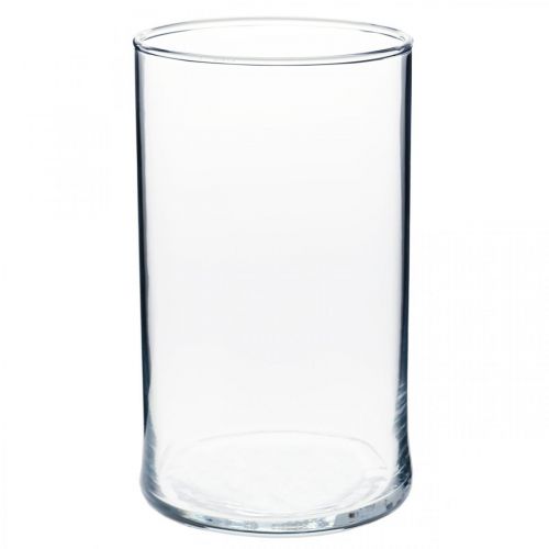 Artikel Glazen vaas helder cilindrisch Ø12cm H20cm