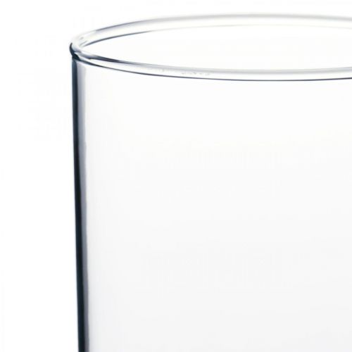Artikel Glazen vaas helder cilindrisch Ø12cm H20cm