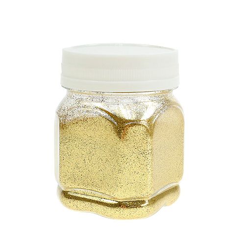 Floristik24 Glitter flimmer voor handwerk goud 115 g