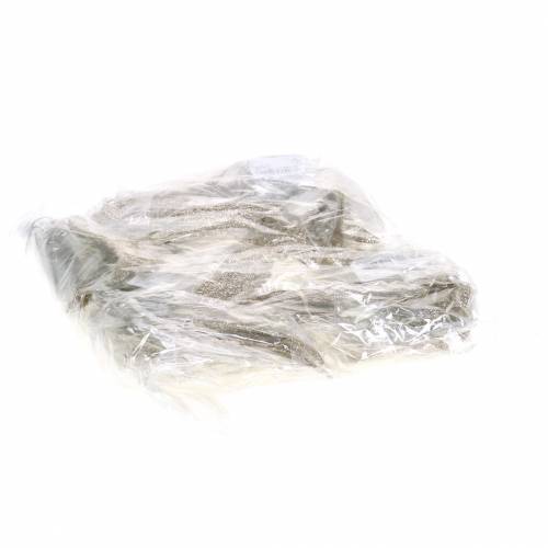 Floristik24 Kerstboomversiering engelenvleugels glitter champagne 16cm 12st