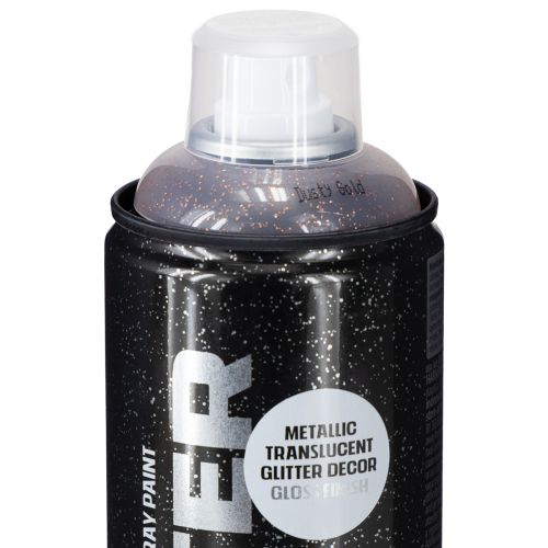 Artikel Glitterspray, roségoud, gouden spray, metallic verf, Montana Cans 400ml