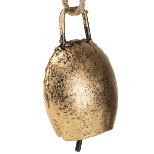 Floristik24 Bellen kerstboomversiering metaal vintage goud 5 cm 8 stuks