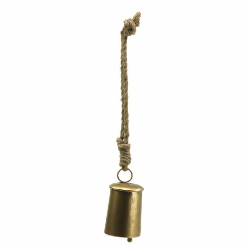 Floristik24 Koebel om op te hangen messingkleurig metaal Ø7cm H12.5cm