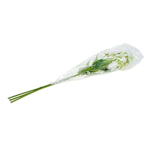 Floristik24 Gloriosa wit kunst 84cm 3st