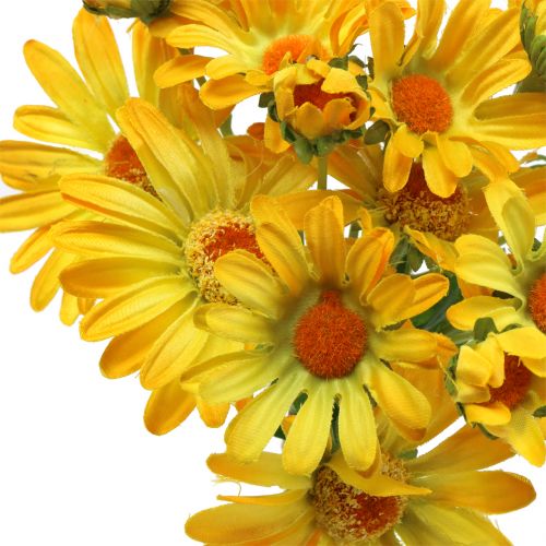 Floristik24 Madeliefje in een boeket geel 33cm 6st