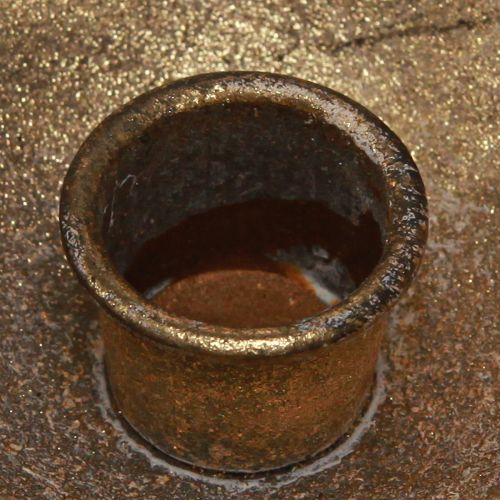 Floristik24 Gouden bekerdecoratie met kandelaar antiek goud Ø10cm H6,5cm