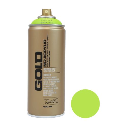 Verfspuit appelgroen spuitverf acrylverf Montana Gold 400ml