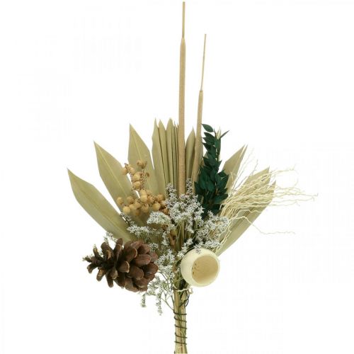 Artikel Grafarrangementen droogbloemen assortiment grafdecoratie 24 stuks
