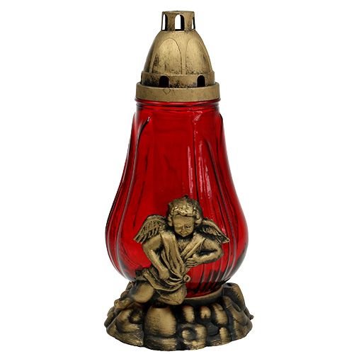 Floristik24 Graflicht glas Ø14cm H28cm 4st