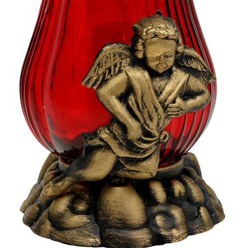 Floristik24 Graflicht glas Ø14cm H28cm 4st