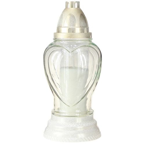 Artikel Graflicht glas hart graveren graflantaarn helder Ø11cm H26cm