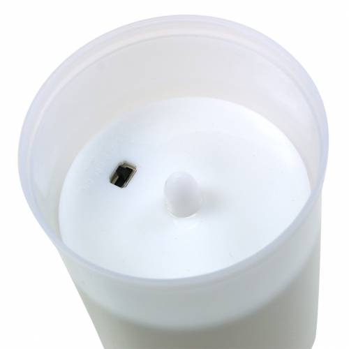 Artikel LED graflamp wit, warm wit timer werkt op batterijen Ø6.8 H12.2cm