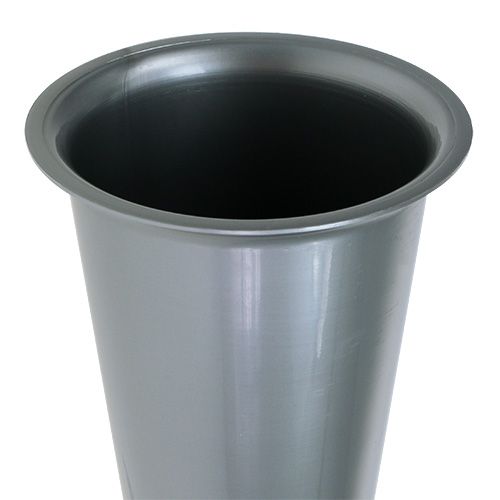 Artikel Grafvaas zilver 33cm
