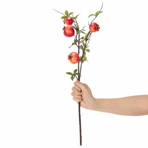 Kunstmatige granaatappeltak als fruittak voor tafeldecoratie, 68 cm | Floristik24.nl