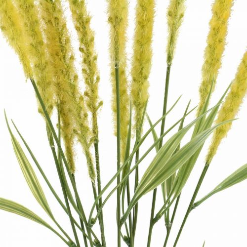 Floristik24 Kunstgras gele vossenstaart kunstbloemen 62cm 4st