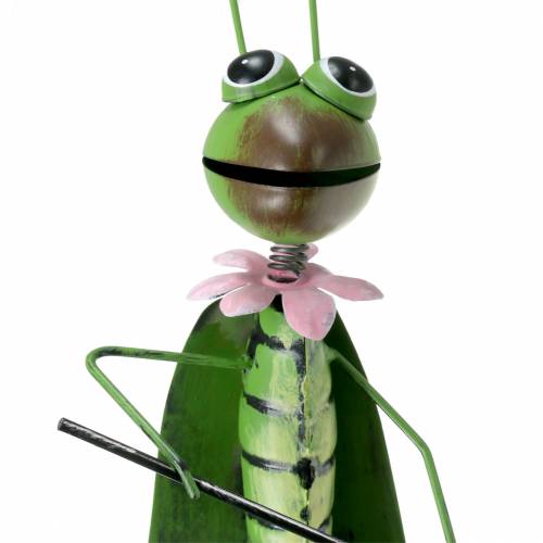 Floristik24 Grasshopper tuinplug metaal groen H114cm 2st