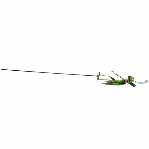 Floristik24 Grasshopper tuinplug metaal groen H114cm 2st