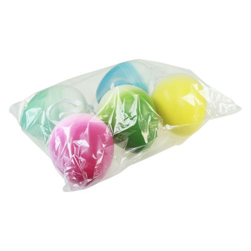 Floristik24 Grote paaseieren hangende plastic eieren pastelkleuren 15cm 5 st