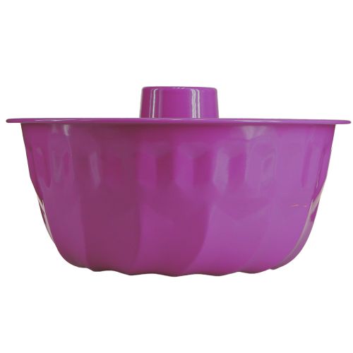 Artikel Bundt cakeblik metalen decoratieve cakevorm paars Ø23cm H12cm