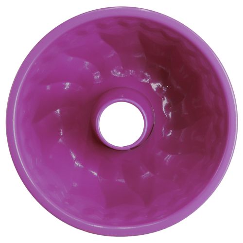 Artikel Bundt cakeblik metalen decoratieve cakevorm paars Ø23cm H12cm