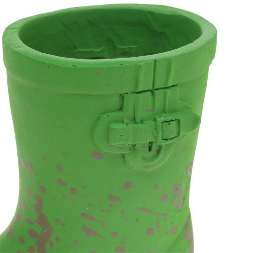Floristik24 Mini plantenpot rubberen laarzen 10,5cm 6st