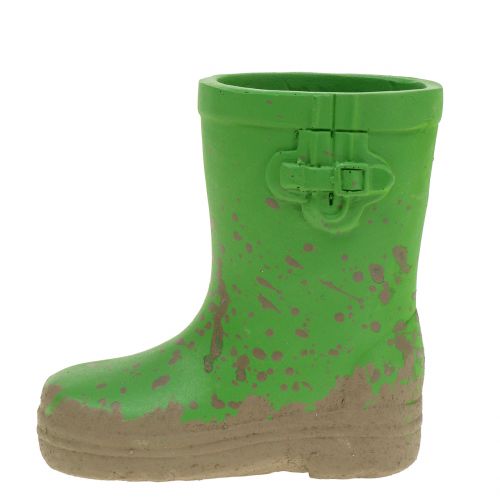 Floristik24 Mini plantenpot rubberen laarzen 10,5cm 6st